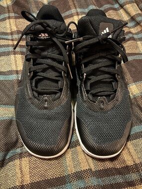 BNWOT Adidas Women’s size 8 Black Athletic Trainer Sneakers